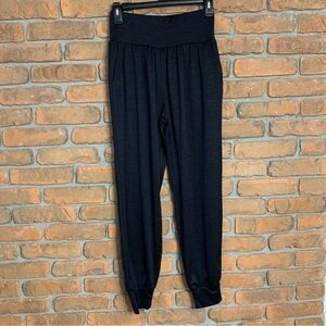 SHEIN Pants Womens Small Black Jogger High Waist Elastic Cuff Loungewear Comfort
